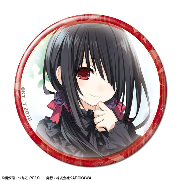 原作版「デート・ア・ライブ」 缶バッジ デザイン04(時崎狂三/A