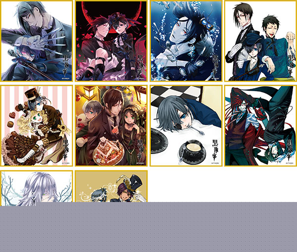 黒執事 ミニ色紙コレクション 10個入りBOX[ムービック]《在庫切れ》