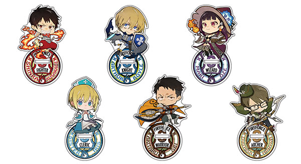 炎炎ノ消防隊 トレーディングアクリルスタンド RPGver. 6個入りセット