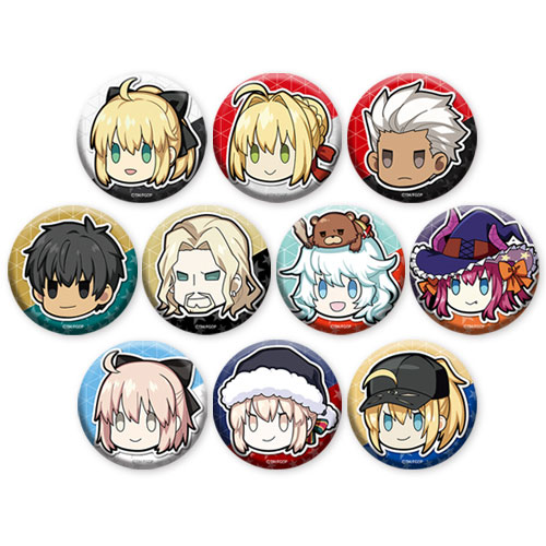 Fate/Grand Order ぷちサバ！ふぇいす お楽しみ缶バッジ vol.2 10個