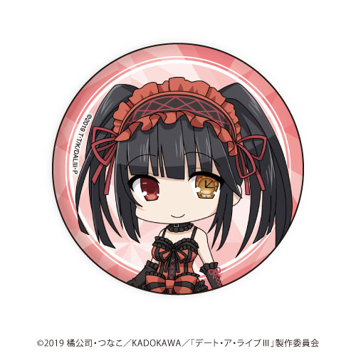 缶バッジ「デート・ア・ライブIII」03/時崎狂三(ミニキャラ)[A3]《在庫
