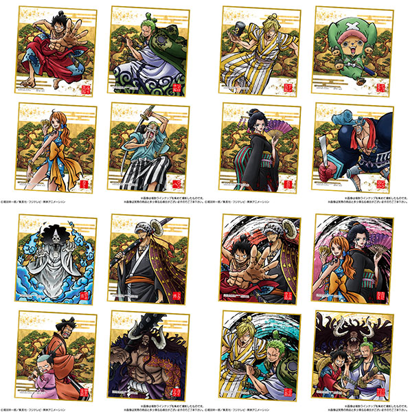 ワンピース 色紙ART～ワノ国編～ 10個入りBOX (食玩)[バンダイ]《在庫