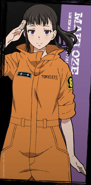 炎炎ノ消防隊 スポーツタオル 茉希尾瀬[Y Line]《在庫切れ》