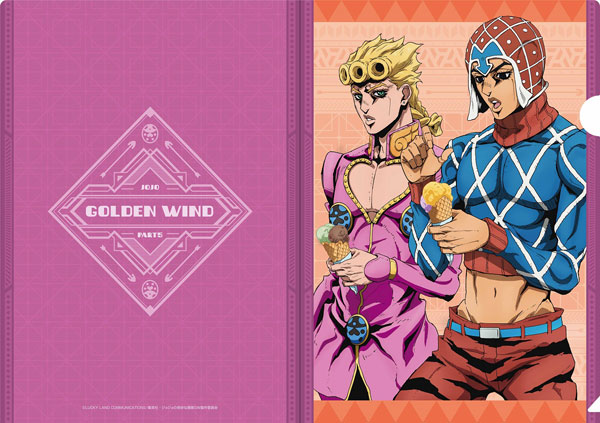TVアニメ「ジョジョの奇妙な冒険 黄金の風」クリアファイル「ジョルノ