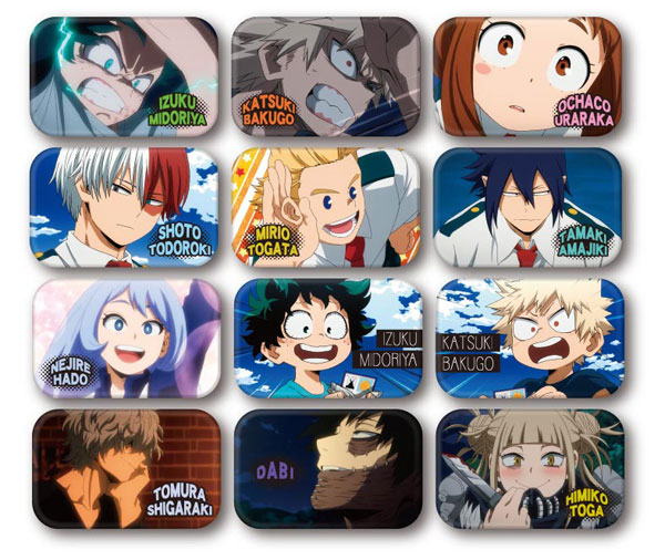 僕のヒーローアカデミア まるかくカンバッジ4 12個入りBOX[エンスカイ