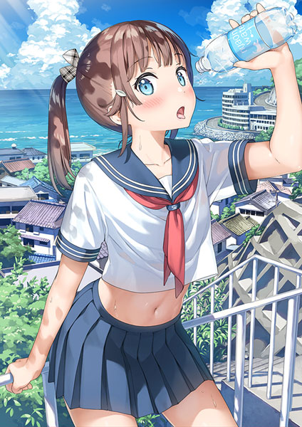 GAKAKUコレクション「セーラー服のまんなか」複製原画40 カントク