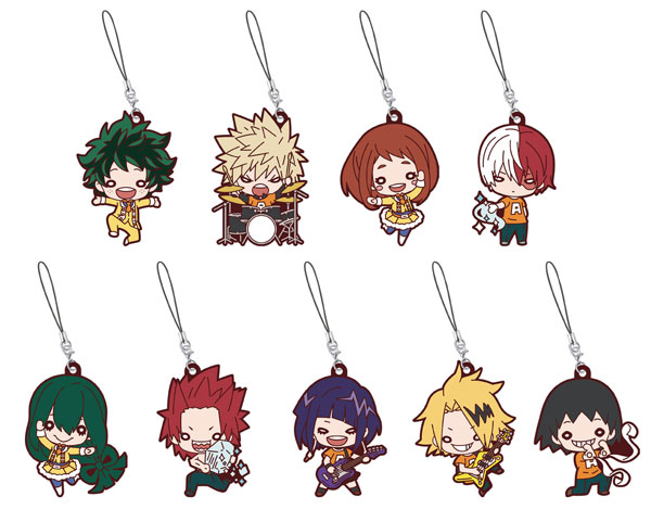 にとたん 僕のヒーローアカデミア 文化祭 ラバーマスコット 9個入りBOX