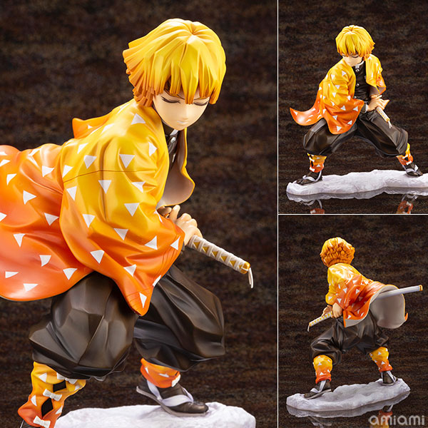 特典】ARTFX J 鬼滅の刃 我妻善逸 1/8 完成品フィギュア(コトブキヤ