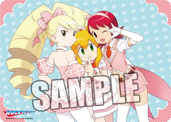 キャラクター万能ラバーマット ロックマン アイドル「ロール・メイル