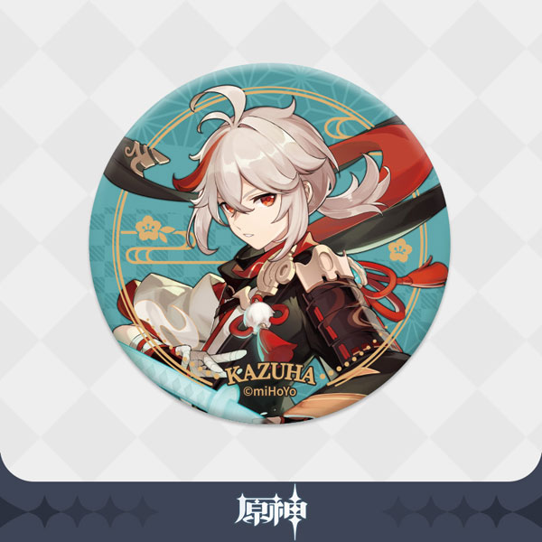 原神 稲妻城シリーズ キャラ缶バッジ 楓原万葉（再販）[miHoYo]《在庫