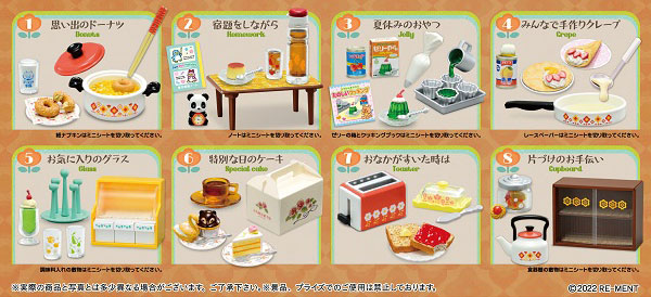 ぷちサンプルシリーズ 昭和レトロ おやつの時間 8個入りBOX[リーメント