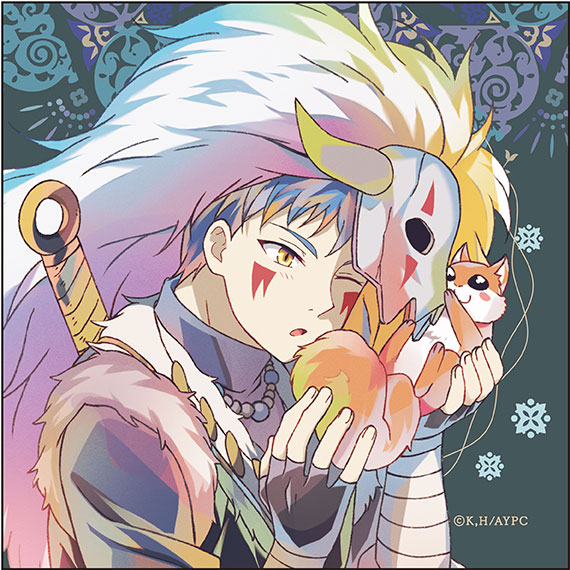 アニメ「暁のヨナ」 マイクロファイバー PALE TONE series シンア