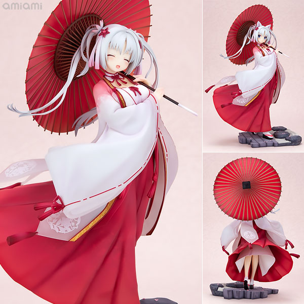 中古】(本体B+/箱B)【あみあみ限定版】千恋*万花 朝武芳乃 1/7 完成品
