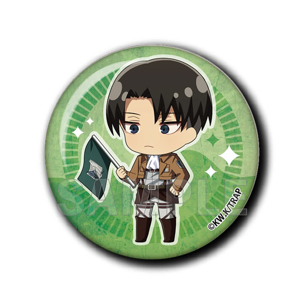 リヴァイ兵長 進撃の巨人 カラ鉄 缶バッジ リヴァイ 誕生日 バースデー