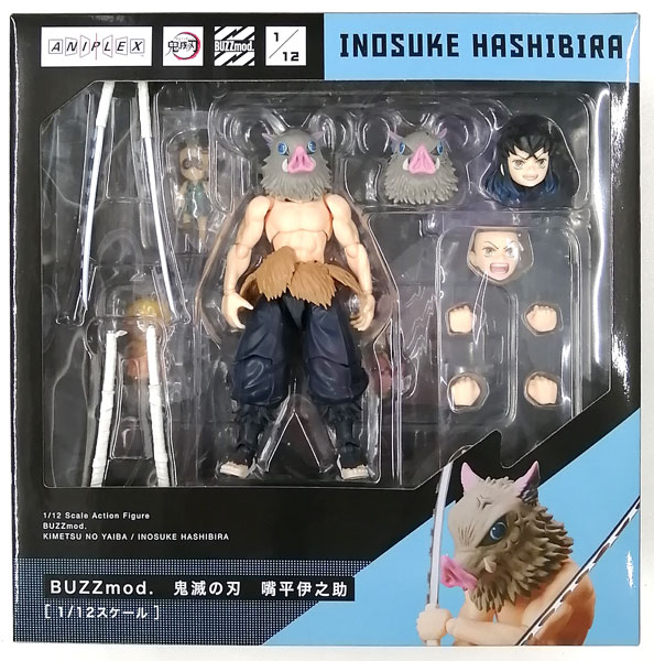 BUZZmod. 鬼滅の刃 嘴平伊之助 1/12 アクションフィギュア (ANIPLEX+限定)