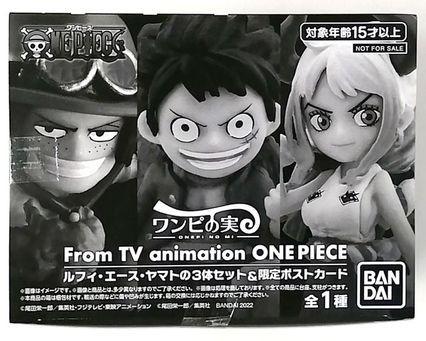 ワンピの実 From TV animation ONE PIECE ルフィ・エース・ヤマトの3体