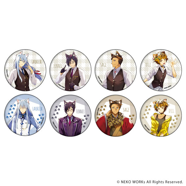 缶バッジ「ネコぱら- Catboys Paradise-」01/ 8個入りBOX[A3]《在庫切れ》