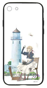 ヴァイオレット・エヴァーガーデン 強化ガラスiPhoneケース-7・8・SE