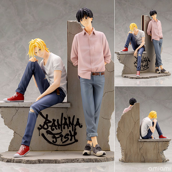 ARTFX J BANANA FISH アッシュ ＆ 英二 1/8 完成品フィギュア（再販