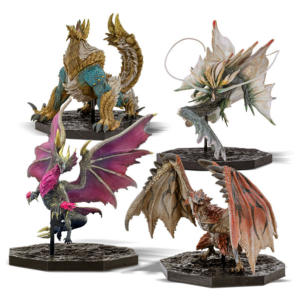 CAPCOM FIGURE BUILDER CUBE MONSTER HUNTER 4体セットボックス