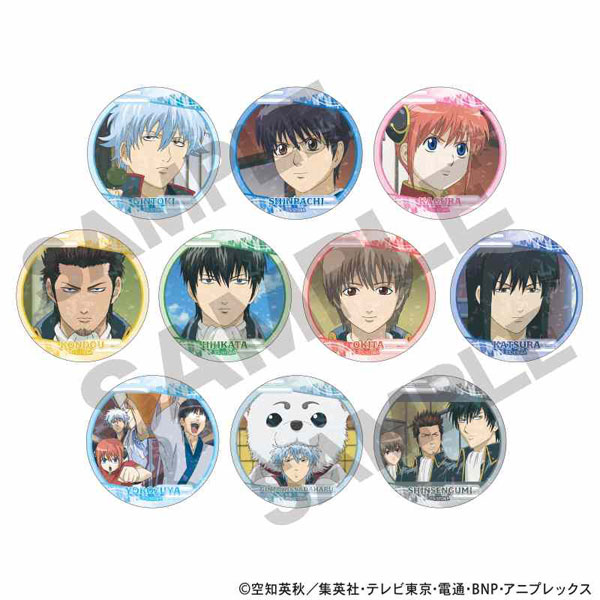 銀魂 トレーディングホログラム缶バッジ 10個入りBOX[クラックス