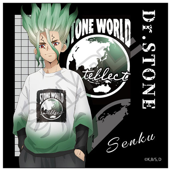 Dr.STONE Monotone Street ステッカー 石神千空[GRANUP]《在庫切れ》