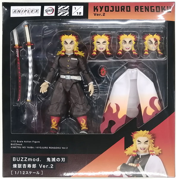 BUZZmod. 鬼滅の刃 煉獄杏寿郎 Ver.2 1/12 アクションフィギュア