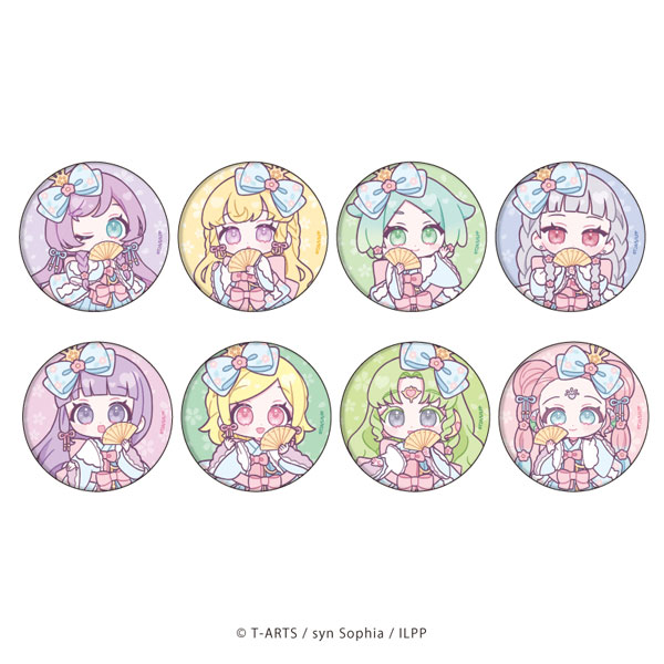 缶バッジ「アイドルランドプリパラ」19/ひな祭りver. ミニキャラ
