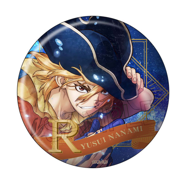 Dr.STONE ヴィンテージシリーズ 缶バッジ 七海龍水[ツインクル]《在庫