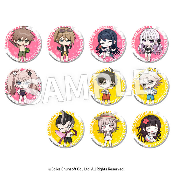 ダンガンロンパ 1・2 Reload 57mm缶バッジ(illust.たま) 10個入りBOX