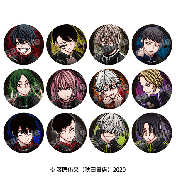 トレーディングホログラム缶バッジ 桃源暗鬼 12個入りBOX[マリモ