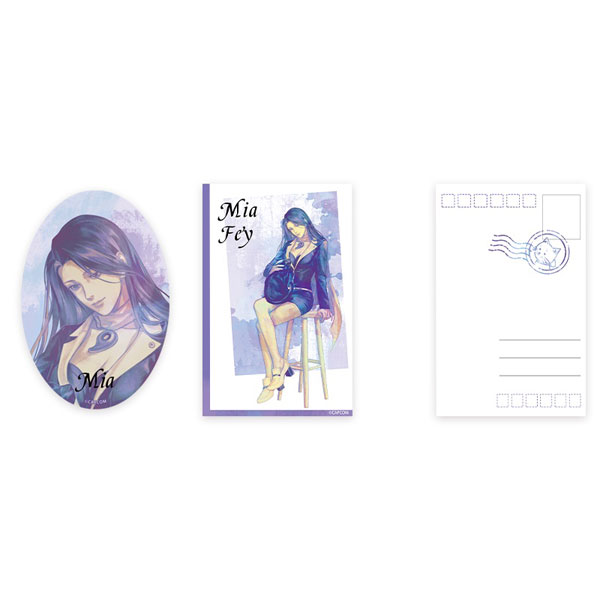 逆転裁判 動物シリーズ 缶バッジブロマイドセット 綾里千尋[KUMAGUZI