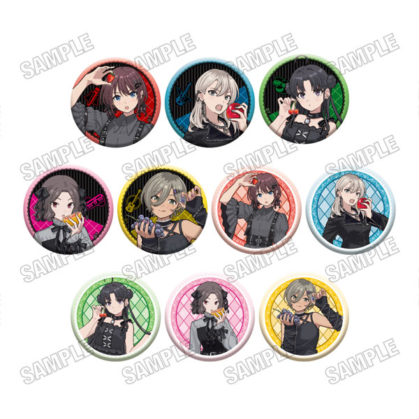 ガールズバンドクライ 描き下ろし缶バッジコレクション ブラック