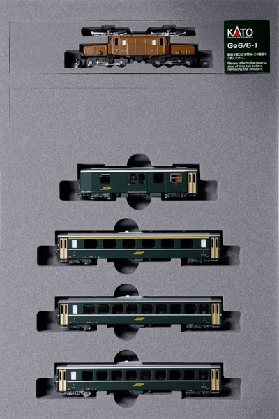 10-1987 Ge6/6-I 〈レーティッシュ・クロコダイル〉 + アルプスの緑の