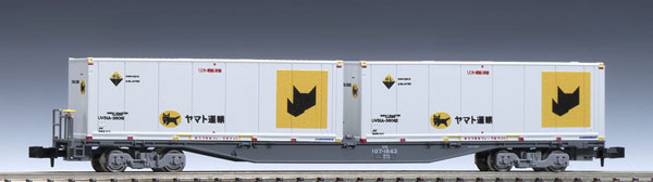 8756 JR貨車 コキ107形(新塗装・ヤマト運輸コンテナ付)[TOMIX]《発売済