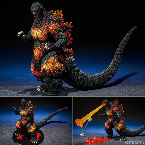 中古】(本体B+/箱B)S.H.MonsterArts ゴジラ (1995) 70周年特別記念Ver