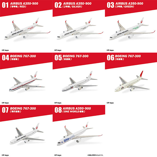 JALウイングコレクション7 Plus 10個入りBOX (食玩)[エフトイズ]《在庫