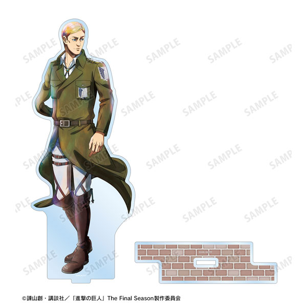 進撃の巨人 描き下ろし エルヴィン 冬の歩み・着彩ver. BIGアクリル