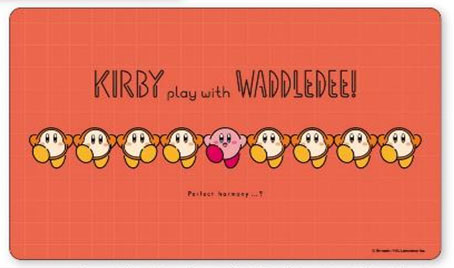 カービィ play with ワドルディ キャラクターラバーマット いき