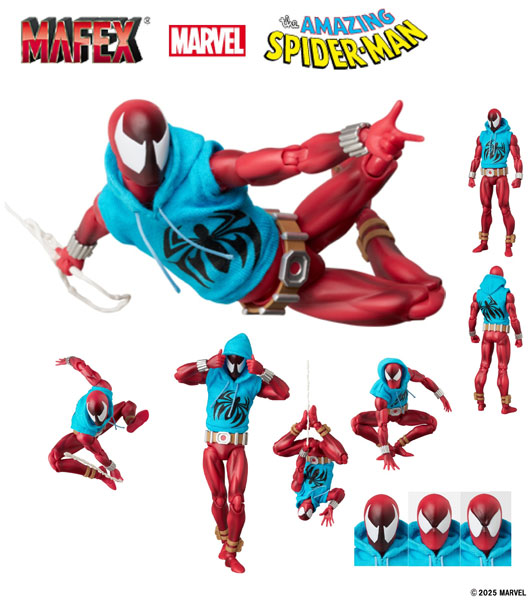 MAFEX SCARLET SPIDER (COMIC Ver.) Ver. 2.0[メディコム・トイ]【送料