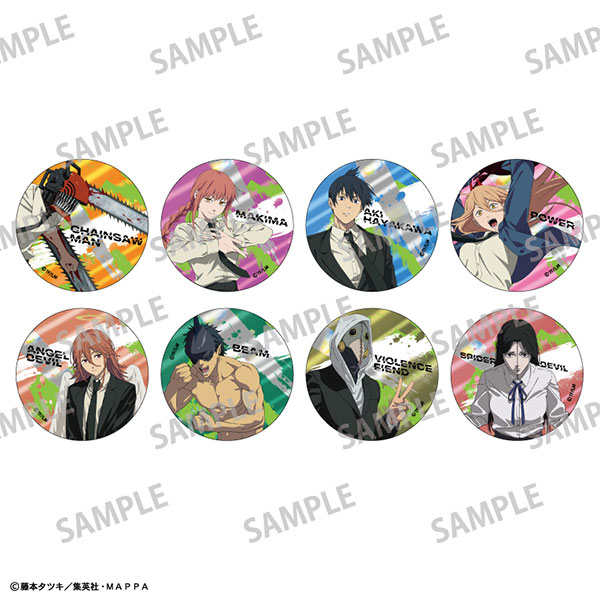 チェンソーマン トレーディングメタリック缶バッジ 8個入りBOX[カミオ