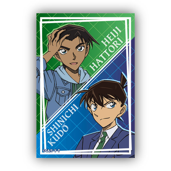 名探偵コナン スクエア型缶バッジVol.3 工藤新一＆服部平次