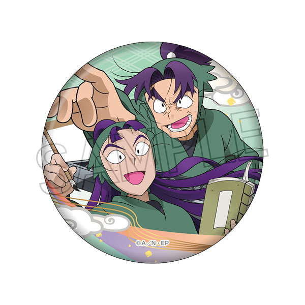 忍たま乱太郎 缶バッジ -いろはの段- 潮江文次郎＆立花仙蔵[ツインクル