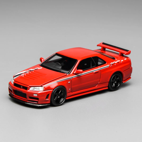 1/64 NISSAN SKYLINE GT-R (R34) NISMO CUSTOMIZED Red[MOTORHELIX