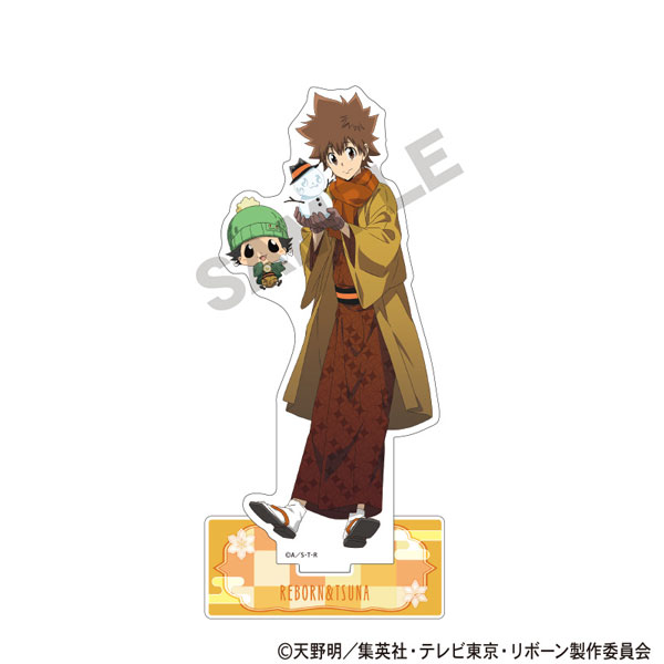 家庭教師ヒットマンREBORN！ アクリルスタンド リボーン＆沢田綱吉 冬