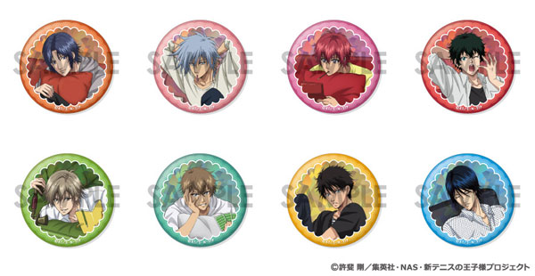 新テニスの王子様 トレーディングホログラム缶バッジ～王子様達の