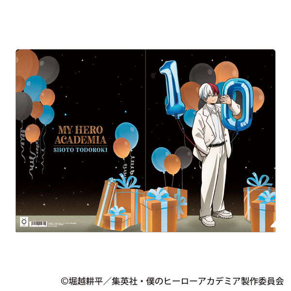 僕のヒーローアカデミア クリアファイル/轟焦凍 10周年スタート