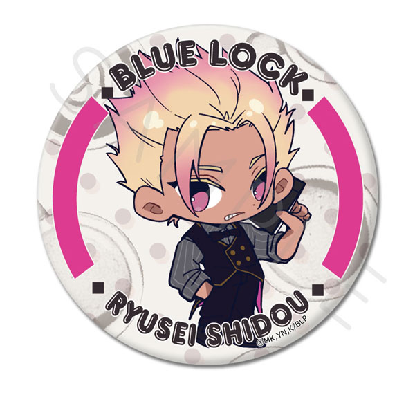 TVアニメ『ブルーロック』第10弾 丸形缶バッジ(75mm) WM (士道龍聖