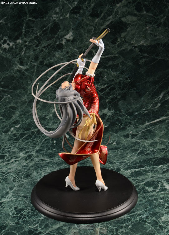 中古】(本体A-/箱B)一騎当千 趙雲子龍 チャイナドレス－紅蓮ver.－ 1/7