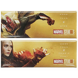 マーベルスタジオ 10th アニバーサリー/ スクエア缶バッジセット B